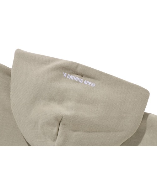 A BATHING APE（アベイシングエイプ）の「ONE POINT PULLOVER HOODIE（パーカー・メンズ・ベージュ/ブラウン/ブラック/グレー・SMALL/MEDIUM/X-LARGE/LARGE/XX-LARGE）」の16枚目の写真