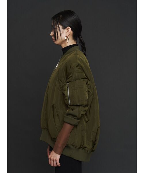 MA-1 HALF-ZIP TOP【セットアップ着用可能】 / MA-1ハーフジップ