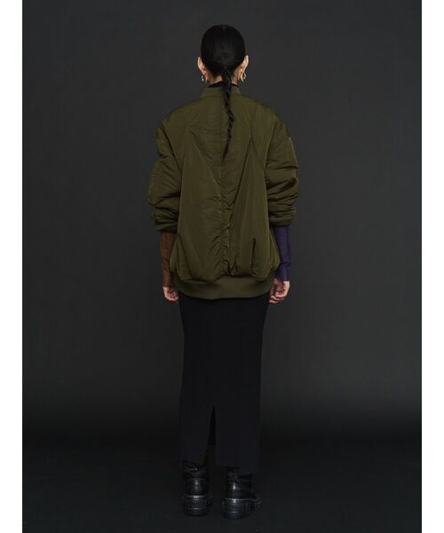 un3d. 　MA-1ドッキングカットトップ UN3D.（アンスリード）の「MA-1ドッキングカットトップ（Tシャツ