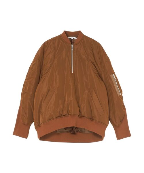 UN3D. トップス MA-1 HALF-ZIP TOP【セットアップ着用可能】 / MA-1ハーフジップ