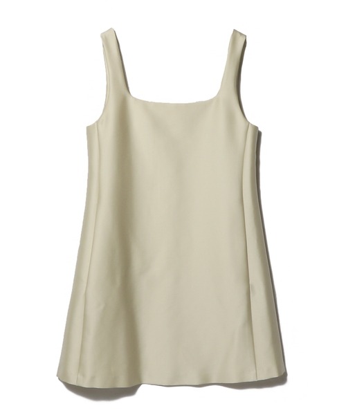 UNUS(ユナス)の「UNUS / Satin Mini Dress(ワンピース・レディース・アイボリー/ブラック・38/36)」の1枚目の写真
