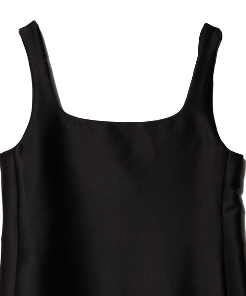 UNUS(ユナス)の「UNUS / Satin Mini Dress(ワンピース・レディース・アイボリー/ブラック・38/36)」の5枚目の写真