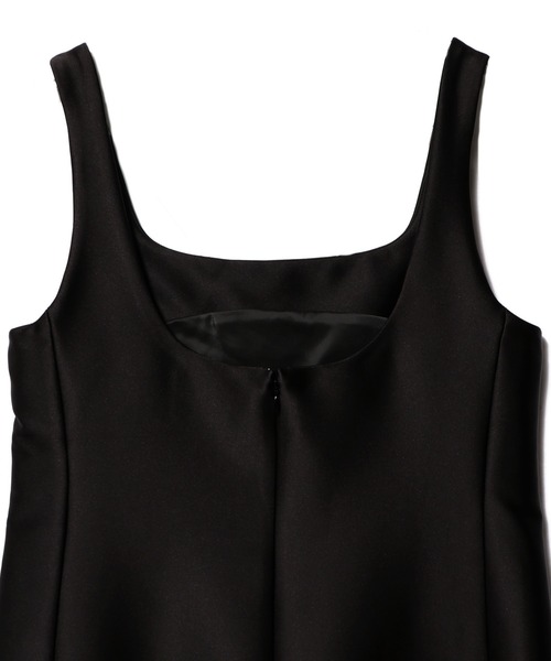 UNUS(ユナス)の「UNUS / Satin Mini Dress(ワンピース・レディース・アイボリー/ブラック・38/36)」の6枚目の写真
