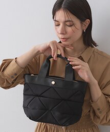 OPAQUE.CLIP | 【2WAY/軽量】トライアングルキルティングミドルトートバッグ(トートバッグ)
