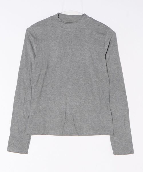 Lace Ladies(レースレディース)の「オフネック ベーシック 長袖 カット トップス(Tシャツ/カットソー・レディース・ブラック/ダークグレー/ブラウン/ライトグレー・FREE)」の16枚目の写真