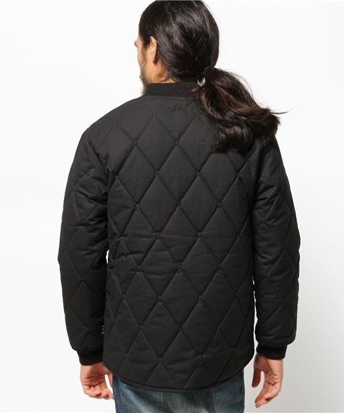 STUSSY（ステューシー）の「Waxed Military Jacket（ブルゾン・メンズ・ブラック・MEDIUM/X-LARGE/SMALL/LARGE）」の3枚目の写真