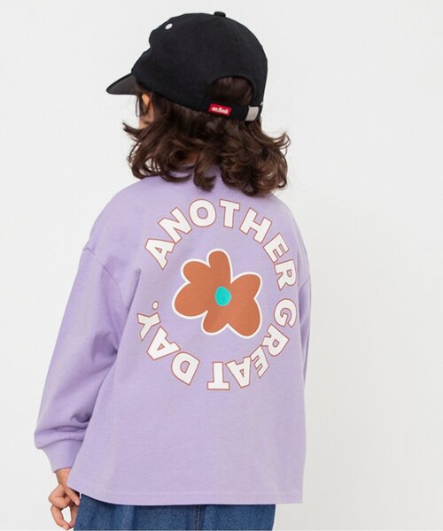 BREEZE（ブリーズ）の「【WEB限定】ストリートTシャツ（Tシャツ/カットソー・キッズ・ブラック/オフホワイト/ブルー/アイボリー/ラベンダー/ライム/チャコール・90/160/100/110/120/130/140/150）」の7枚目の写真