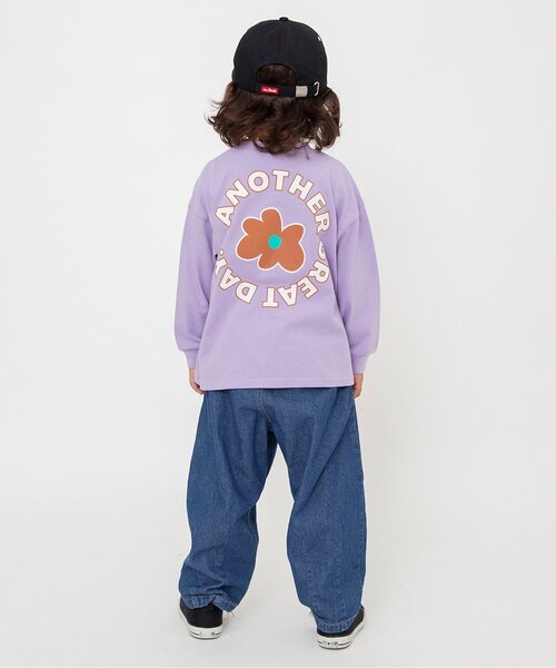 BREEZE（ブリーズ）の「【WEB限定】ストリートTシャツ（Tシャツ/カットソー・キッズ・ブラック/オフホワイト/ブルー/アイボリー/ラベンダー/ライム/チャコール・90/160/100/110/120/130/140/150）」の13枚目の写真