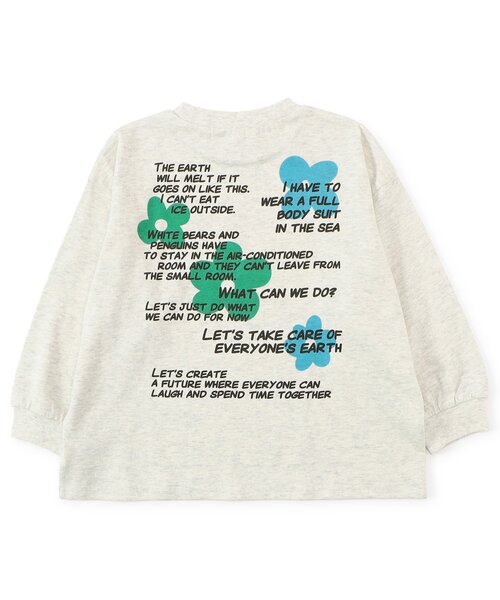 BREEZE（ブリーズ）の「【WEB限定】ストリートTシャツ（Tシャツ/カットソー・キッズ・ブラック/オフホワイト/ブルー/アイボリー/ラベンダー/ライム/チャコール・90/160/100/110/120/130/140/150）」の9枚目の写真