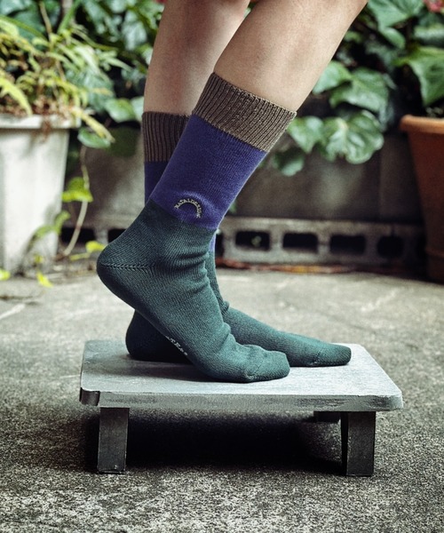 NATAL DESIGN(ネイタルデザイン)の「FUN SOX3(ソックス/靴下・メンズ・グレイッシュベージュ/パープル系その他/ブルー系その他/オレンジ/ターコイズブルー/グレー・FREE)」の6枚目の写真