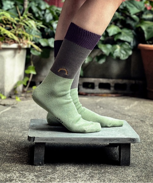 NATAL DESIGN(ネイタルデザイン)の「FUN SOX3(ソックス/靴下・メンズ・グレイッシュベージュ/パープル系その他/ブルー系その他/オレンジ/ターコイズブルー/グレー・FREE)」の3枚目の写真