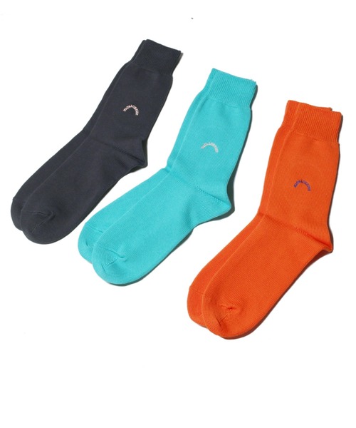 NATAL DESIGN(ネイタルデザイン)の「FUN SOX3(ソックス/靴下・メンズ・グレイッシュベージュ/パープル系その他/ブルー系その他/オレンジ/ターコイズブルー/グレー・FREE)」の16枚目の写真