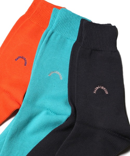 NATAL DESIGN(ネイタルデザイン)の「FUN SOX3(ソックス/靴下・メンズ・グレイッシュベージュ/パープル系その他/ブルー系その他/オレンジ/ターコイズブルー/グレー・FREE)」の11枚目の写真