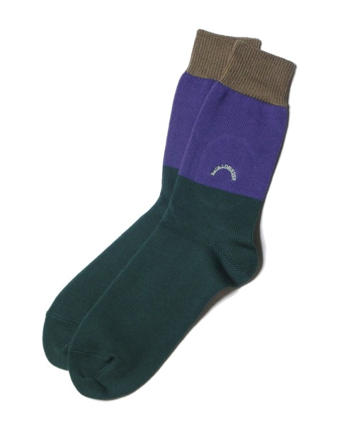 NATAL DESIGN(ネイタルデザイン)の「FUN SOX3(ソックス/靴下・メンズ・グレイッシュベージュ/パープル系その他/ブルー系その他/オレンジ/ターコイズブルー/グレー・FREE)」の9枚目の写真