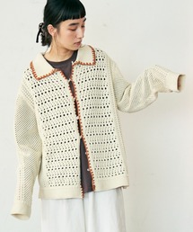 Crisp | ステッチアクセントニットカーディガン(カーディガン/ボレロ)