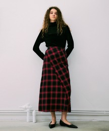 NOISE MAKER | チェックロングスカート【MADE IN JAPAN】(スカート)