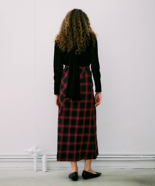 NOISE MAKER(ノイズメーカー)の「チェックロングスカート【MADE IN JAPAN】(スカート・レディース・レッド系/ブラック系その他・36/38)」の10枚目の写真