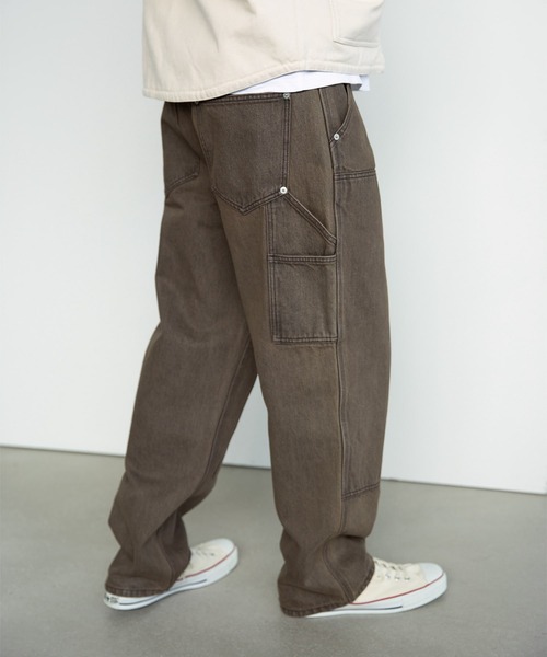 thisisneverthat（ディスイズネバーザット）の「Denim Double Knee Pant（デニムパンツ・メンズ・ブラウン/ブルー系その他/ネイビー/ブラック・L/M/S/XL）」の12枚目の写真