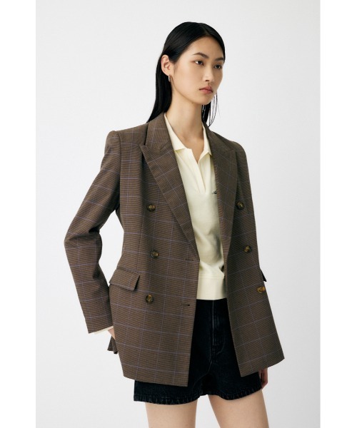 MOUSSY マウジー TUCK JACKET テーラードジャケット【3815-004】 PLAID