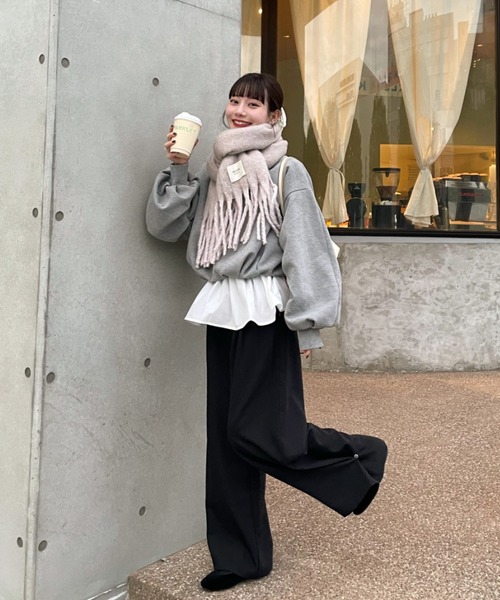 ボンディングショートスウェット（スウェット）｜hinari（ヒナリ）の