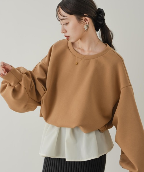 ボンディングショートスウェット（スウェット）｜hinari（ヒナリ）の