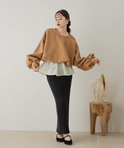 ボンディングショートスウェット（スウェット）｜hinari（ヒナリ）の