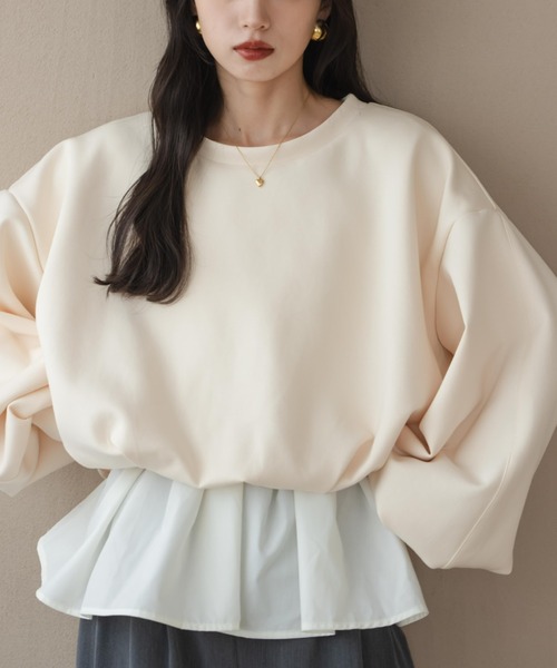 ボンディングショートスウェット（スウェット）｜hinari（ヒナリ）の