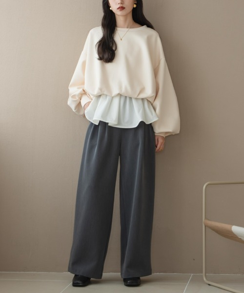 ボンディングショートスウェット（スウェット）｜hinari（ヒナリ）の