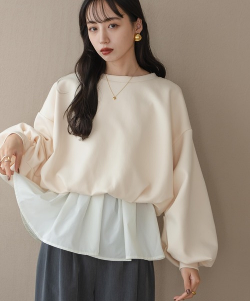 ボンディングショートスウェット（スウェット）｜hinari（ヒナリ）の