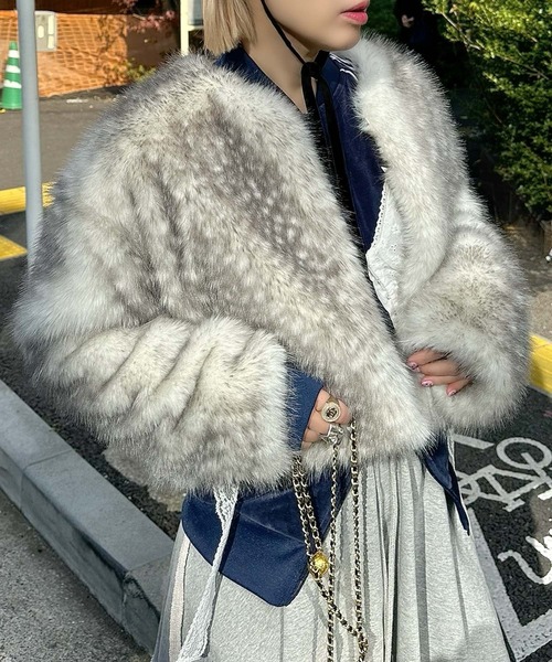 ふわっふわの鹿柄ブルゾン（ブルゾン）｜Alley Tokyo（アリー