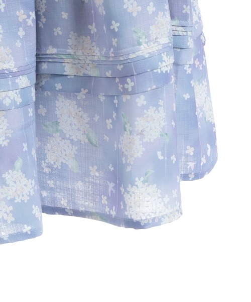 セール】金木犀柄タックスカート（スカート）｜axes femme（アクシーズ