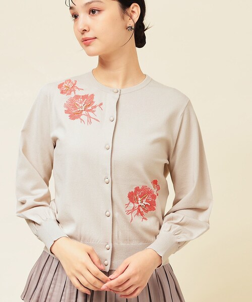 セール】【SS～Lサイズ展開/手刺繍】クラフトカーディガン