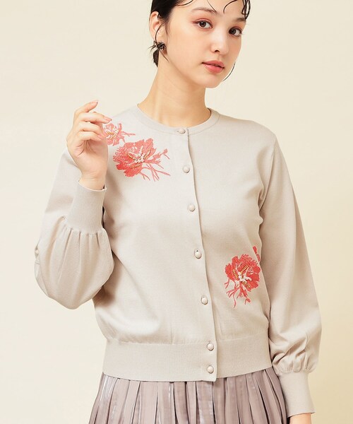 セール】【SS～Lサイズ展開/手刺繍】クラフトカーディガン