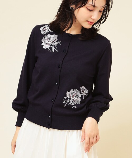 セール】【SS～Lサイズ展開/手刺繍】クラフトカーディガン