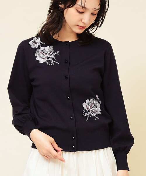 セール】【SS～Lサイズ展開/手刺繍】クラフトカーディガン