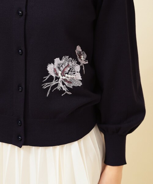 セール】【SS～Lサイズ展開/手刺繍】クラフトカーディガン