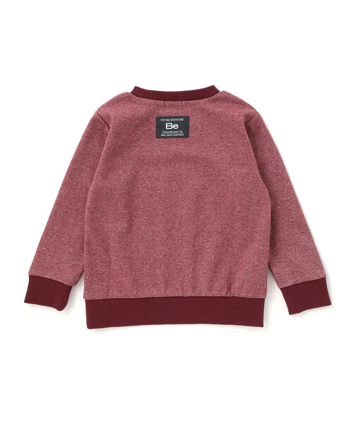 BeBe(ベベ)の「トレインプリントメランジトレーナー(スウェット・キッズ・ボルドー/ネイビー・120cm/140cm/130cm/150cm)」の11枚目の写真