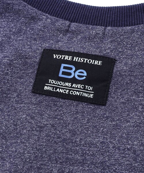 BeBe(ベベ)の「トレインプリントメランジトレーナー(スウェット・キッズ・ボルドー/ネイビー・120cm/140cm/130cm/150cm)」の16枚目の写真