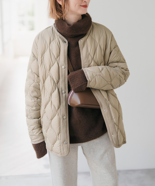 TAION / タイオン *Spick別注キルティングブルゾン（ダウンジャケット