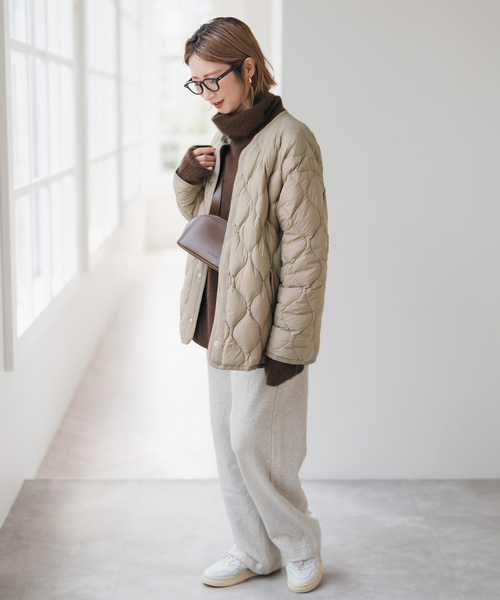 TAION / タイオン *Spick別注キルティングブルゾン（ダウンジャケット