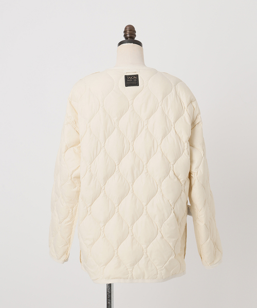 TAION / タイオン *Spick別注キルティングブルゾン（ダウンジャケット