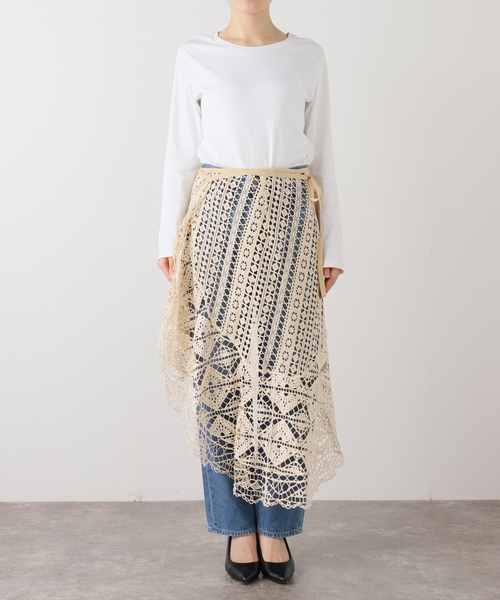 アシメレースラップスカート（スカート）｜IENA LA BOUCLE