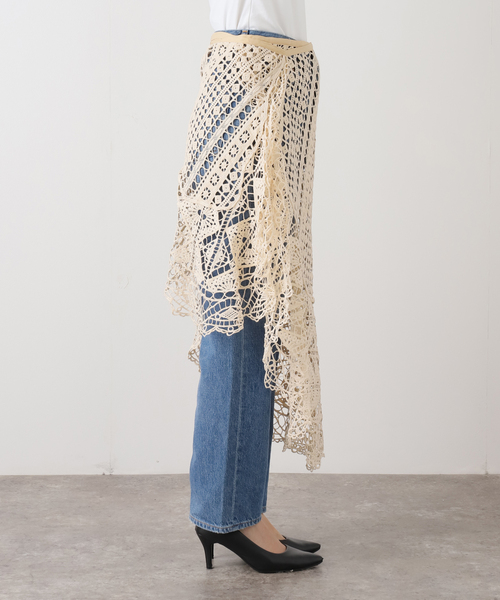 アシメレースラップスカート（スカート）｜IENA LA BOUCLE