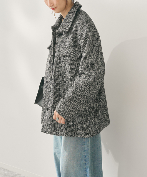 Spick & Span（スピックアンドスパン）の「ツイードCPOブルゾン（ブルゾン・レディース・マルチ・38/36）」の4枚目の写真