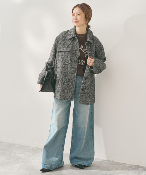 Spick & Span（スピックアンドスパン）の「ツイードCPOブルゾン（ブルゾン・レディース・マルチ・38/36）」の8枚目の写真