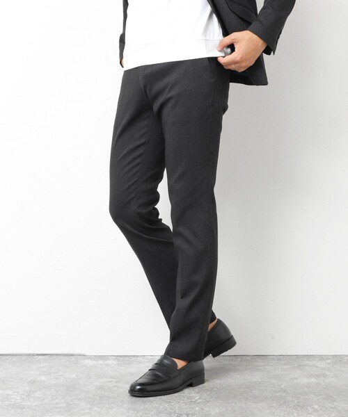 Stutostein Nolley's(シュテットシュタインノーリーズ)の「《ビジカジ/セットアップ対応》ピンヘッドスーパーストレッチ PT 25AW(その他パンツ・メンズ・ネイビー/チャコールグレー・S/M/L/XL)」の5枚目の写真