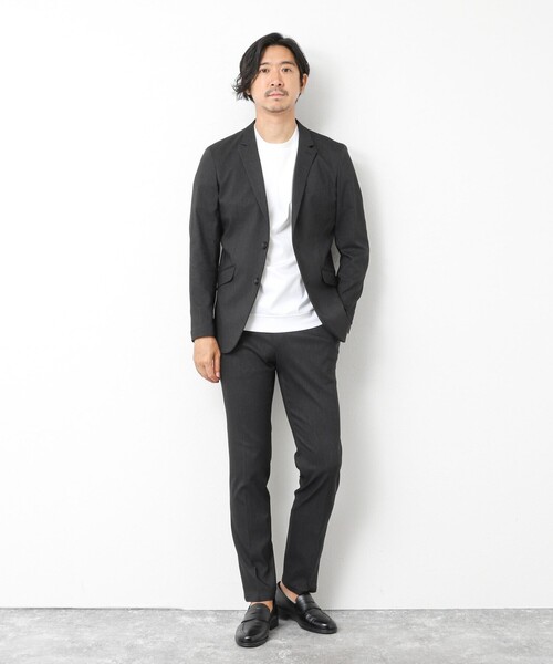 Stutostein Nolley's(シュテットシュタインノーリーズ)の「《ビジカジ/セットアップ対応》ピンヘッドスーパーストレッチ PT 25AW(その他パンツ・メンズ・ネイビー/チャコールグレー・S/M/L/XL)」の11枚目の写真