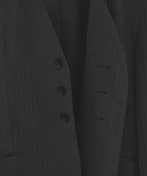 anuke(アンヌーク)の「anuke Collarless Over Jacket(その他アウター・レディース・ダークグレー/グレー・36/38)」の8枚目の写真