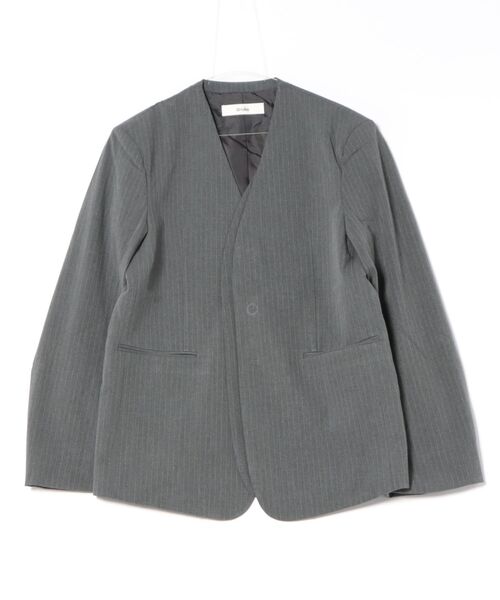 anuke Collarless Over Jacket（その他アウター）｜anuke