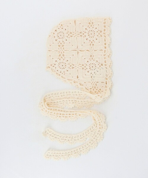 帽子 open sesame club FLEUR LACE BONNET OPEN SESAME CLUB（オープンセサミクラブ）の「＜OPEN SESAME CLUB